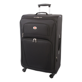 Swiss Alps Canadian Collection Expandable Softside Spinner Wheel Travel Luggage Suitcase, 28-in Front_Angled_Left