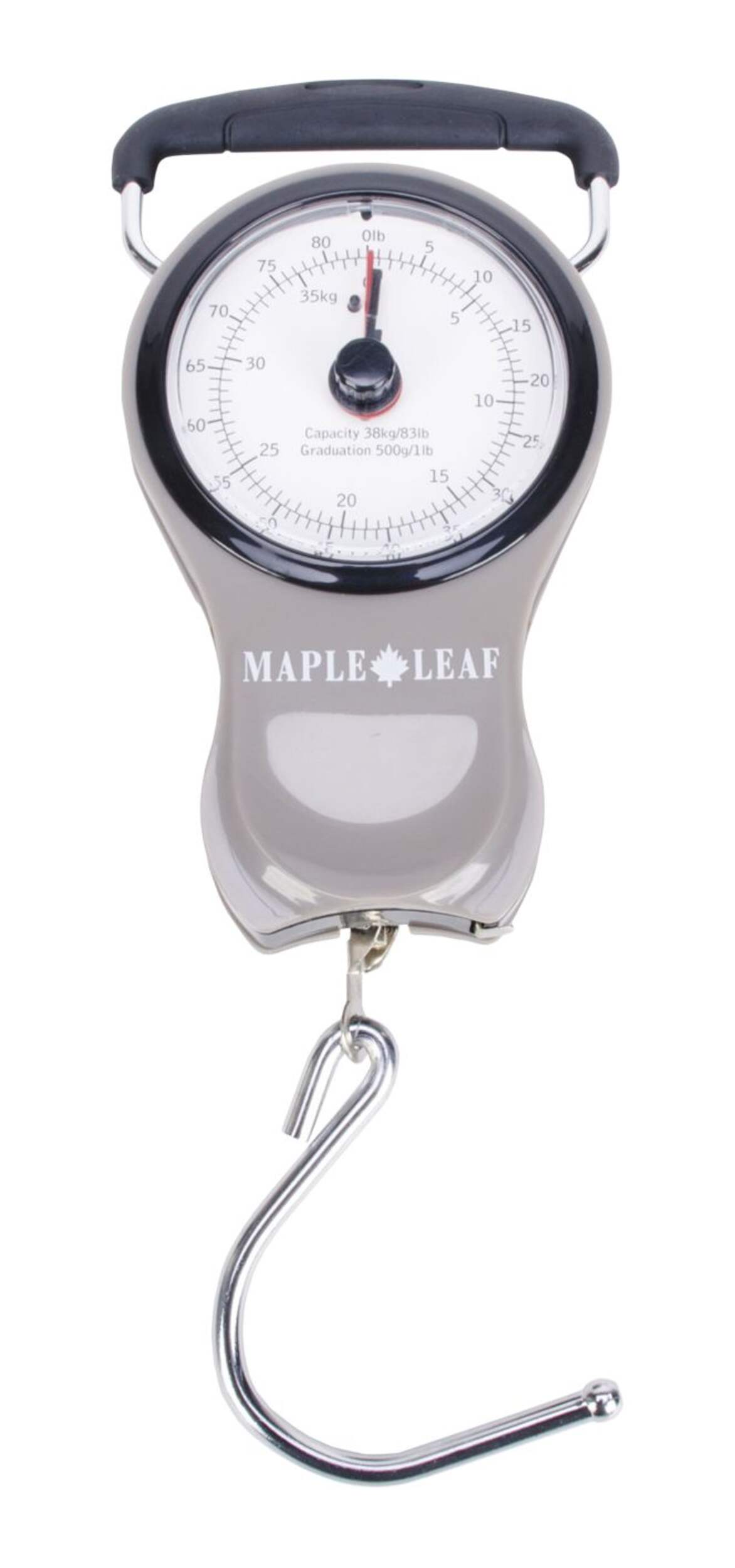 Pèse-bagage à suspension à crochet de crochet avec ruban à mesurer Maple Front_Flat