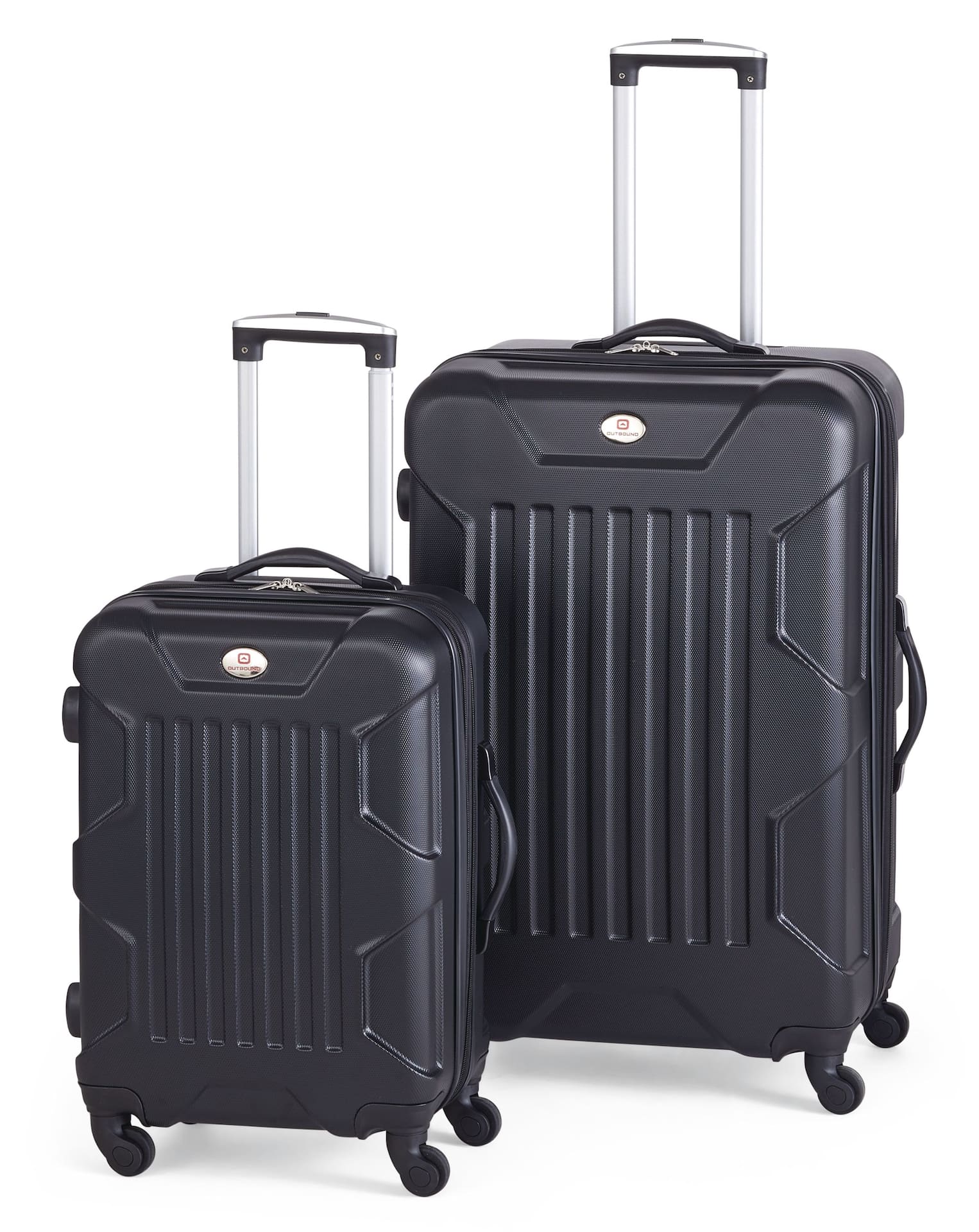 Outbound 2-Piece Hardside Spinner Wheel Travel Luggage Suitcase Set