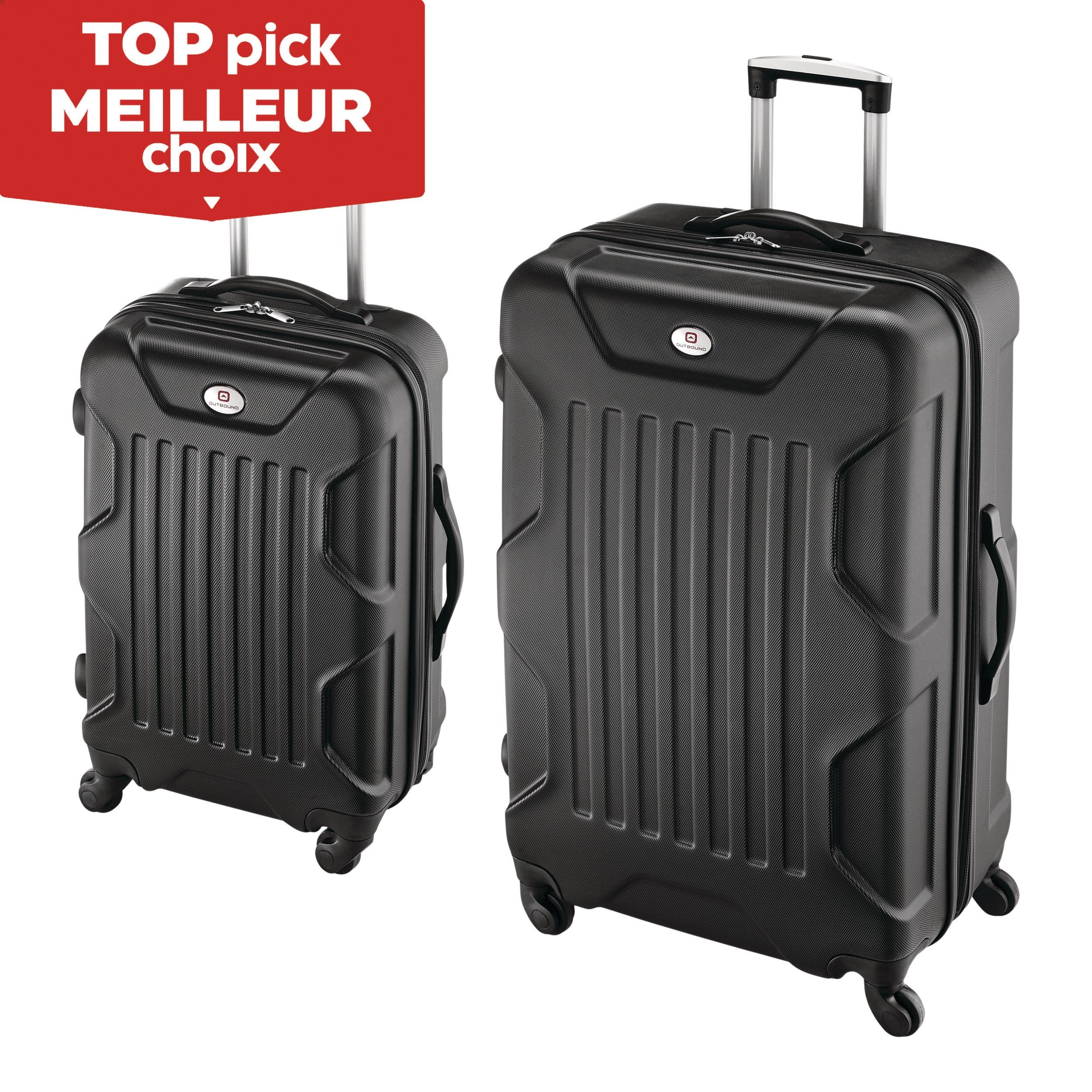 Outbound 2-Piece Hardside Spinner Wheel Travel Luggage Suitcase Set |  Canadian Tire