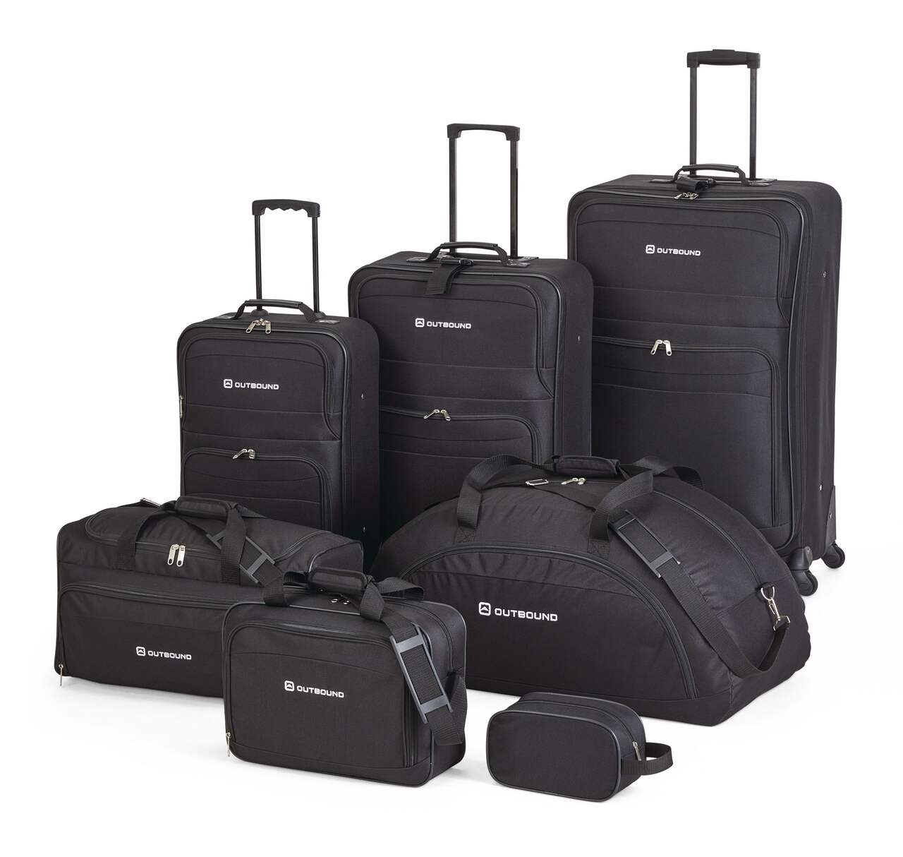 7 pcs Sac de rangement bagage voyage Organisateur valise voyage
