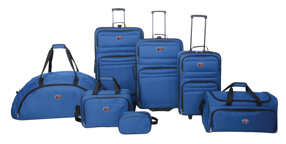 Outbound 7Piece Softside Spinner Wheel Travel Luggage Suitcase Set w