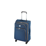 Outbound Softside Carry-On Spinner Flex Travel Suitcase with Wet Pocket, 21-5/8-in Front_Three_Fourths_Angled_Left
