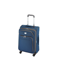 Outbound Softside Carry-On Spinner Flex Travel Suitcase with Wet Pocket, 21-5/8-in