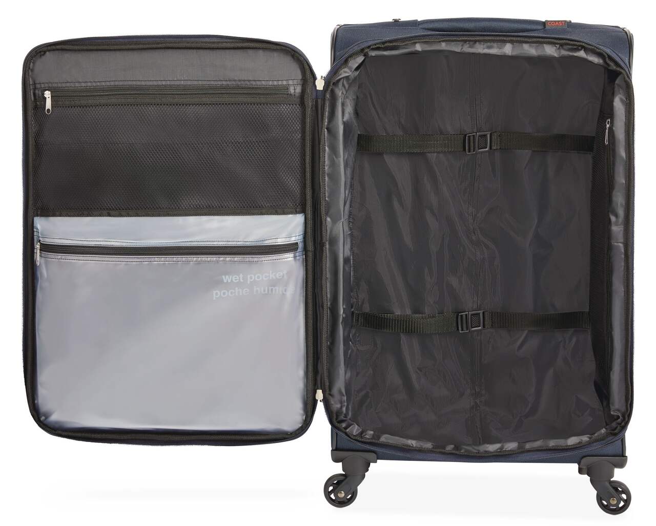 Ensemble de 5 valises souples à roulettes pivotantes Outbound avec sac de  sport, fourre-tout de cabine et trousse de toilette