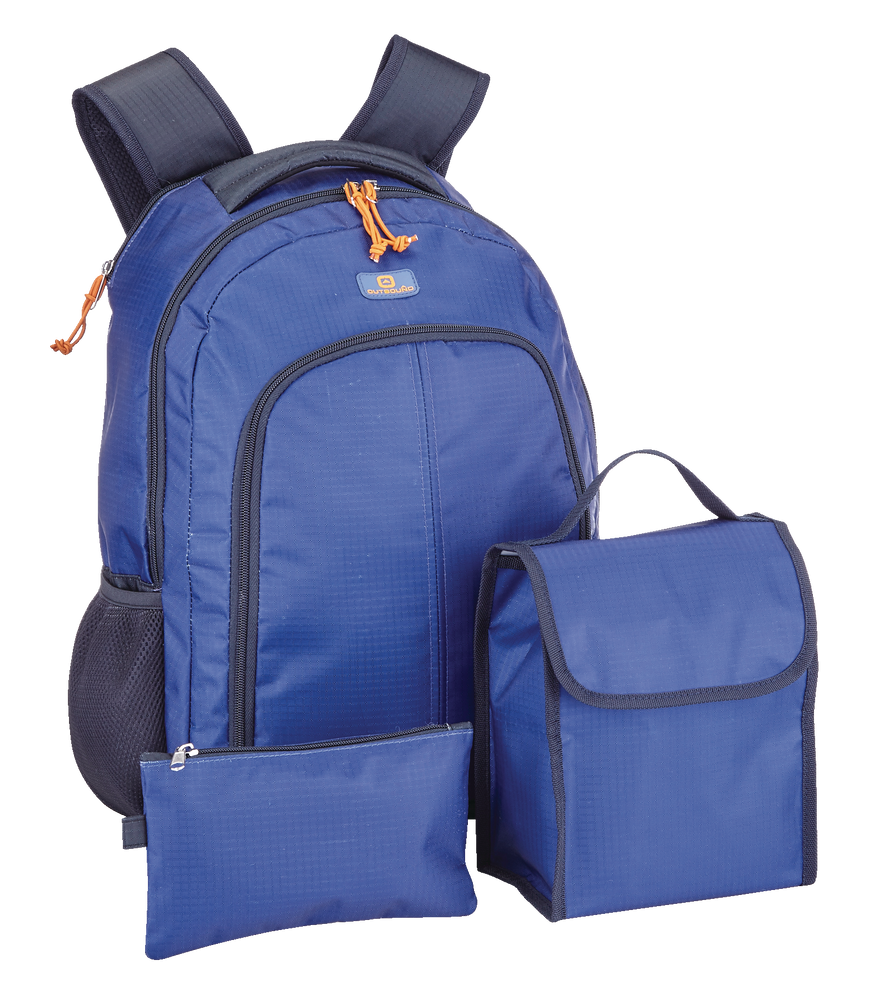 Outbound Kids' 3Piece School Laptop Backpack Set w/ Lunch Bag & Pencil