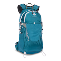 Woods Ridgeline Daypack, 2-Compartment Backpack For Camping, Backpacking, Hiking & Travel, 28-L Front_Three_Fourths_Angled_Right