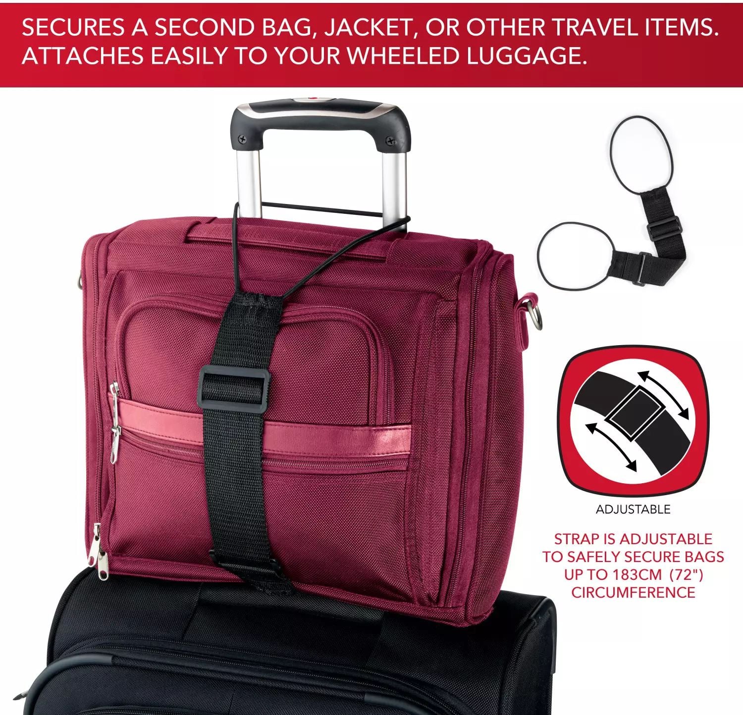 Luggage bungee deals straps