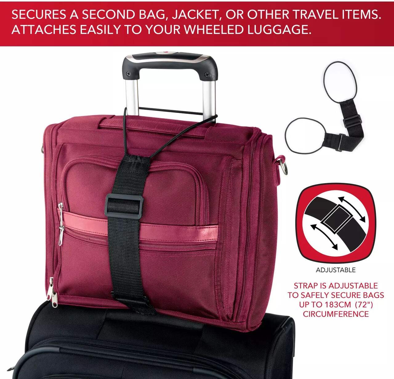 Adjustable Elastic Mini Carry On Luggage Strap Carrier With Bungee Belts  Ideal For Travel Security And Carry On From Cookfurnace, $11.04
