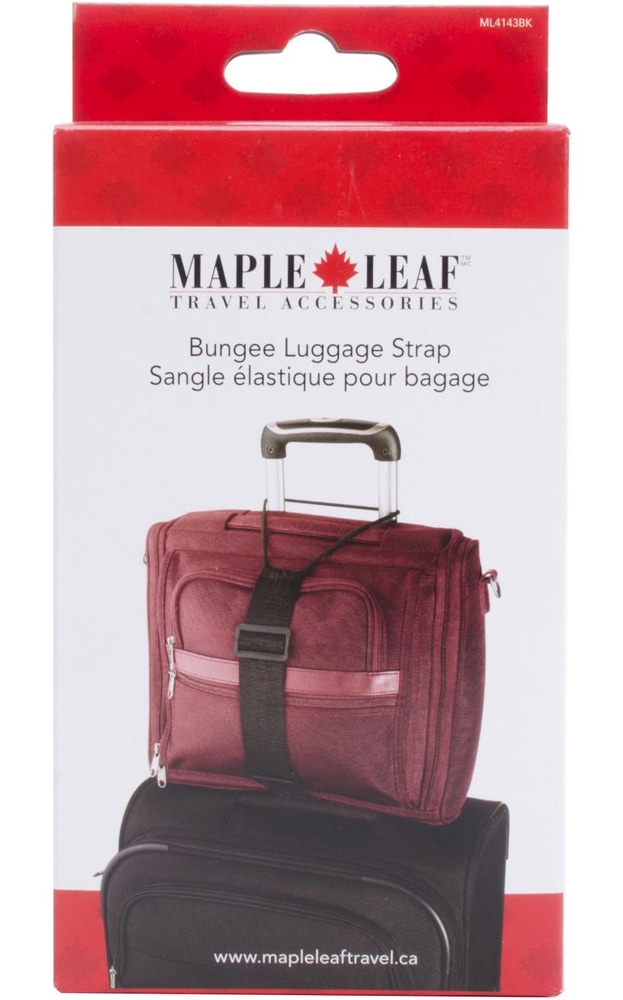 Maple Leaf Adjustable Travel Luggage/Suitcase Bungee Strap Canadian Tire