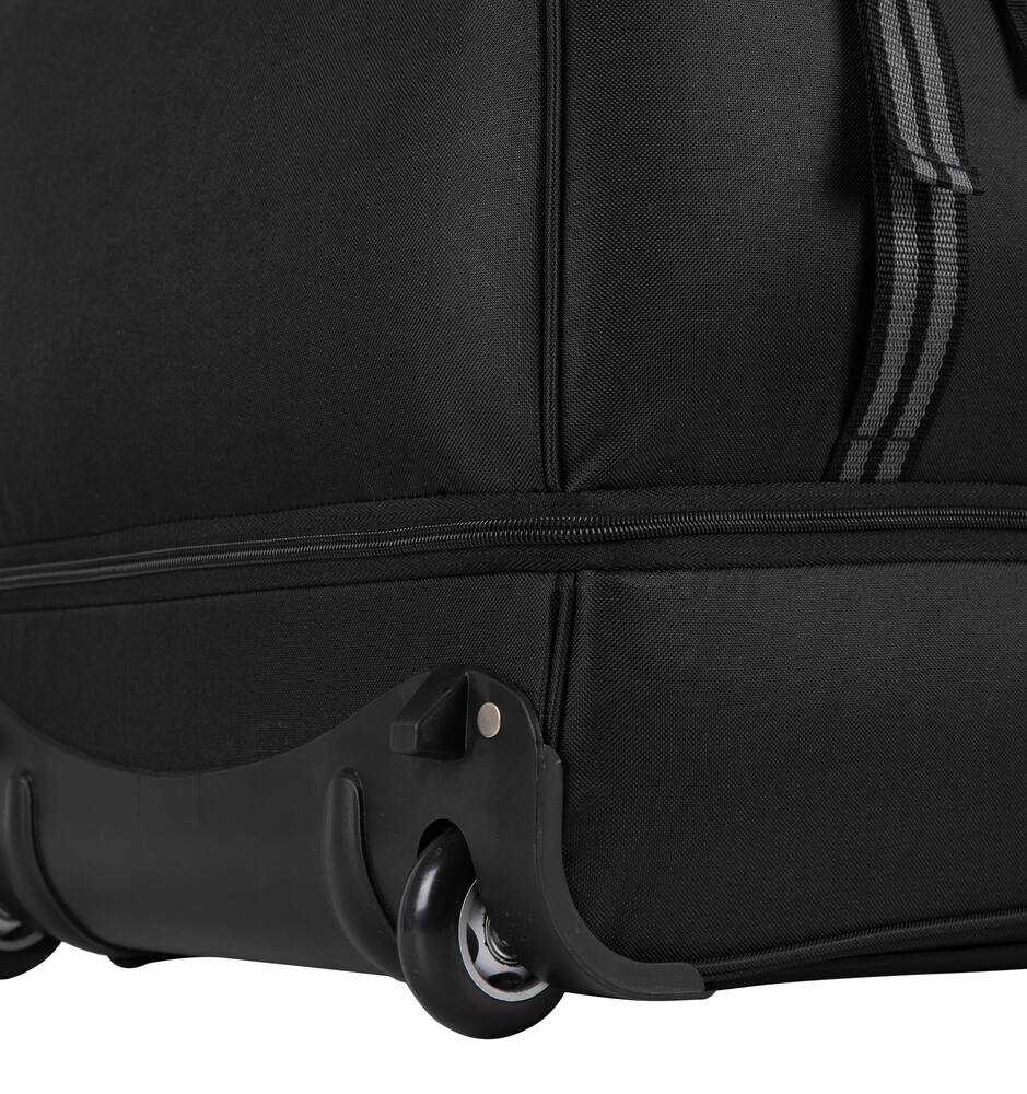 roots wheeled duffel bag