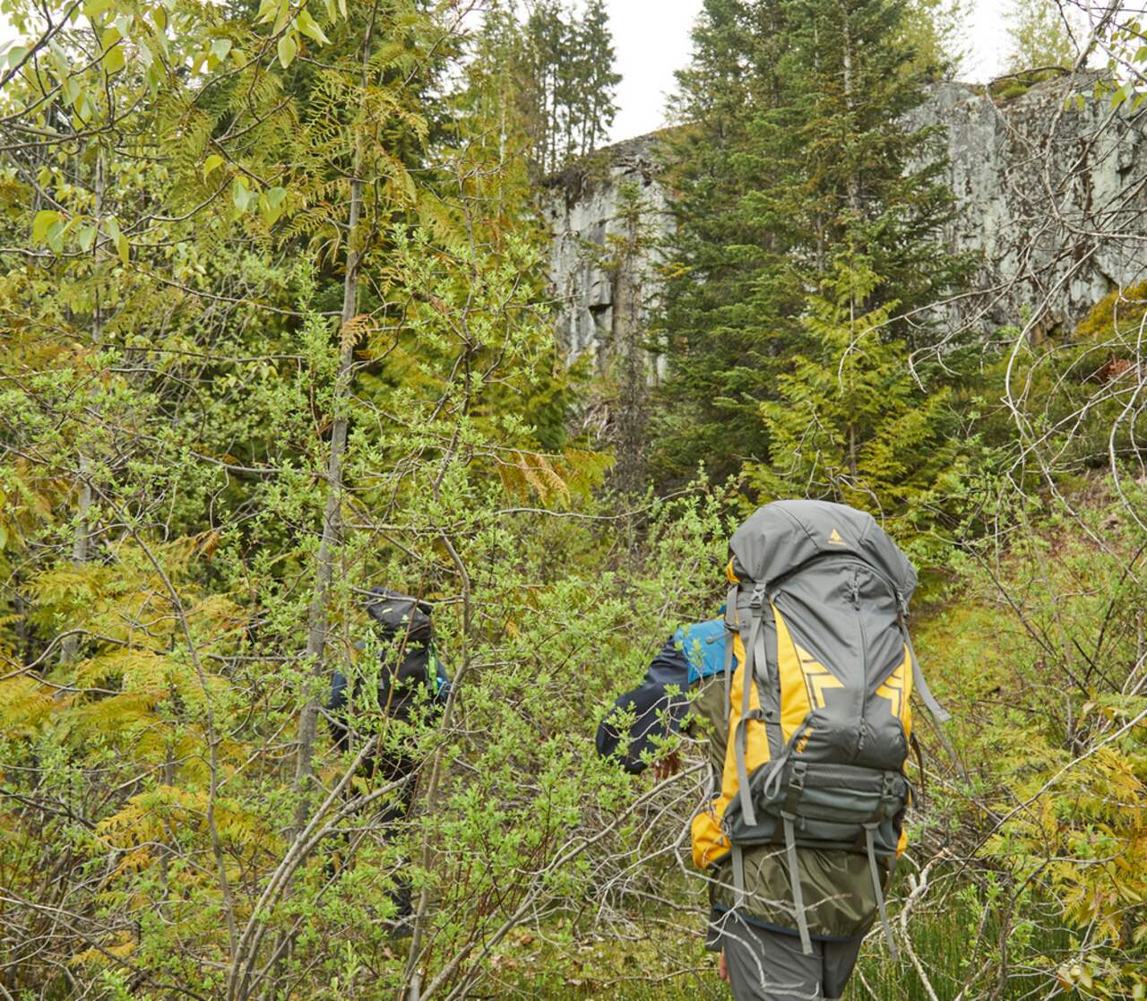 Sac à dos résistant à l’eau léger Woods Chilkoot pour  randonnée/camping/voyage, 55 l