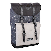 Roots Tree Print Youth Kids' Multi-Pocket Laptop Backpack For School/Travel, 19.5-L Front_Angled_Right