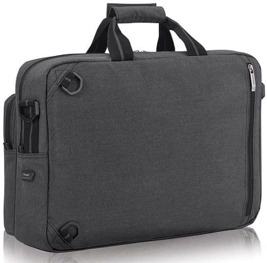 Solo New York Hybrid 2-In-1 Laptop Organizer Briefcase & Backpack For  Work/Travel/School 14-L