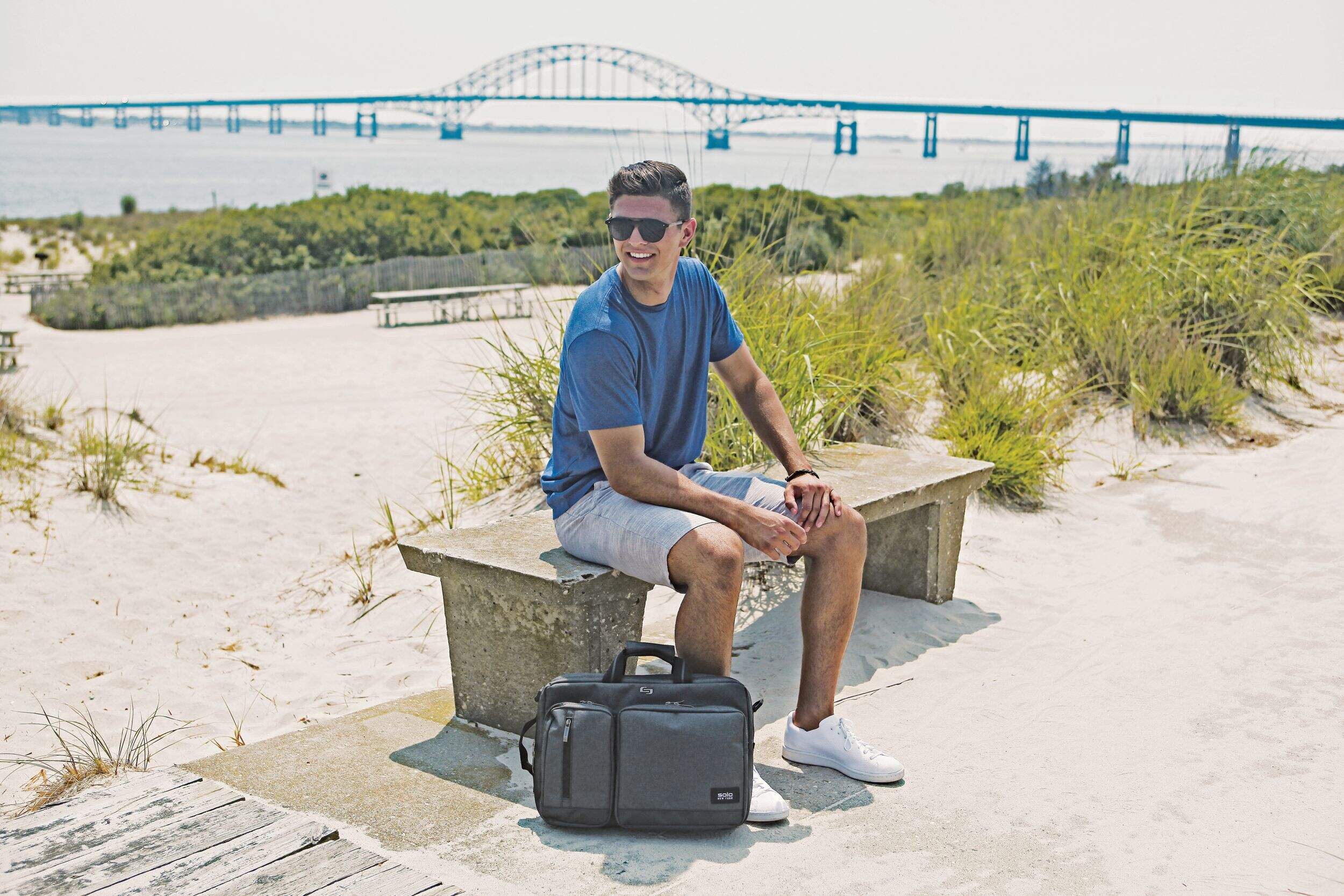 Solo New York Hybrid 2In1 Laptop Organizer Briefcase & Backpack For