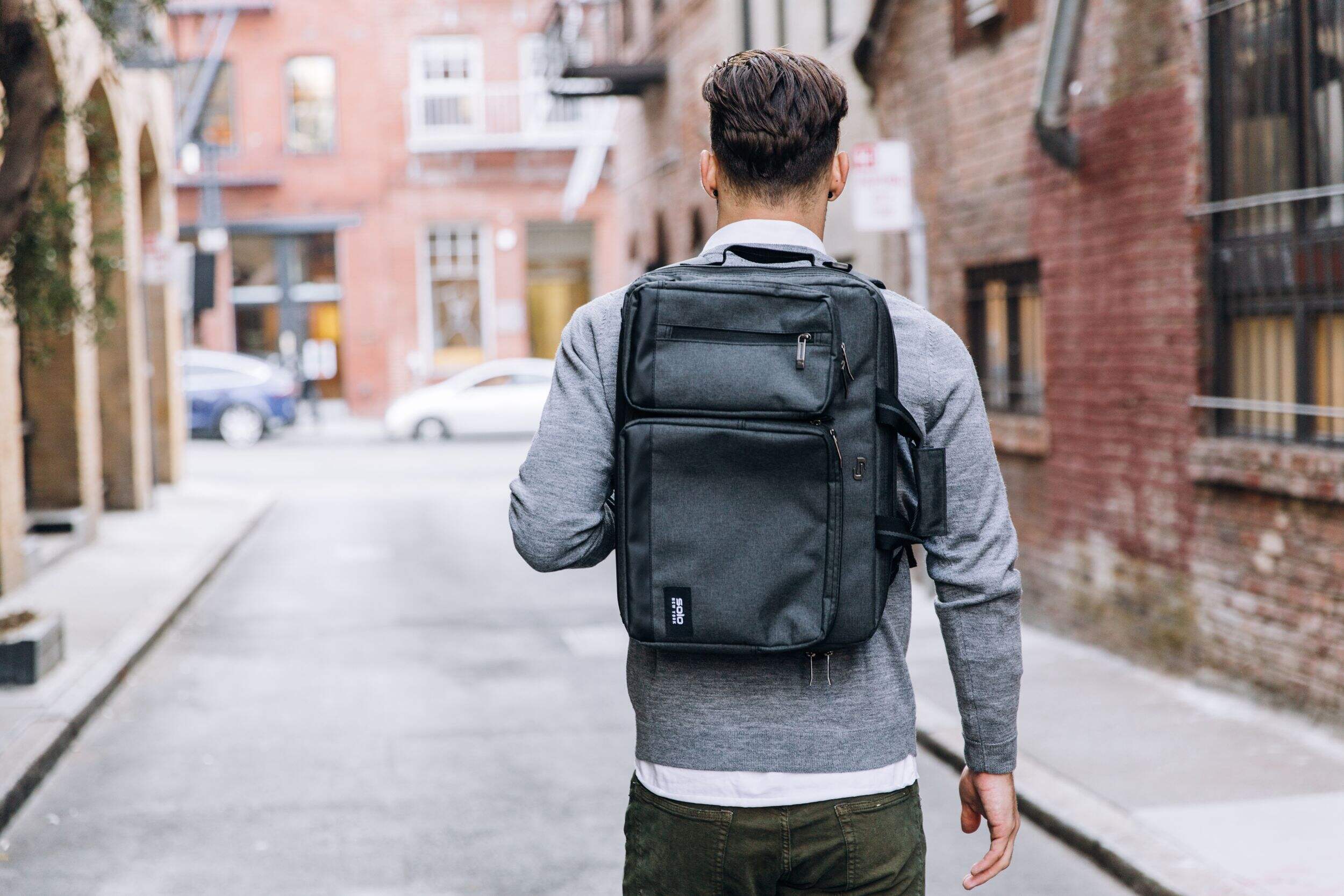 Solo New York Hybrid 2In1 Laptop Organizer Briefcase & Backpack For