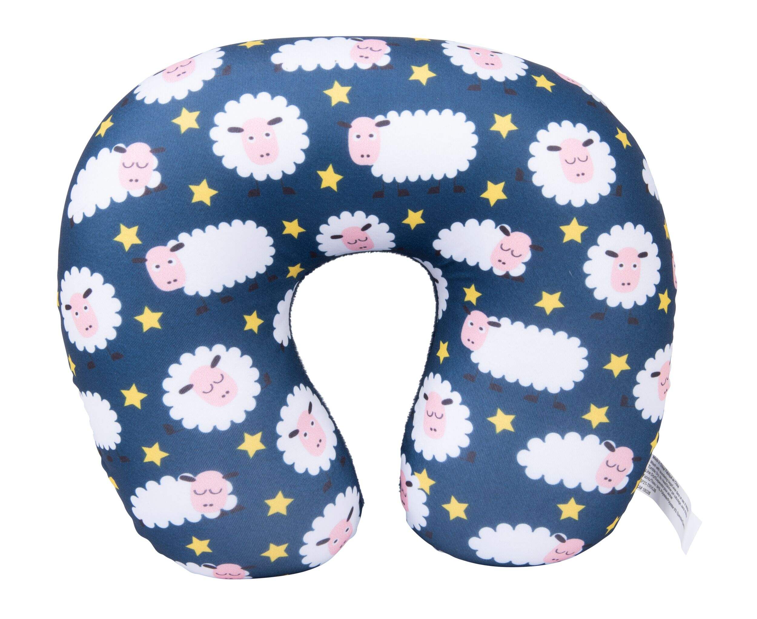 Maple Leaf Kids' Plush Head & Neck Support Travel Pillow For Airplane & Car, Assorted Front_Flat