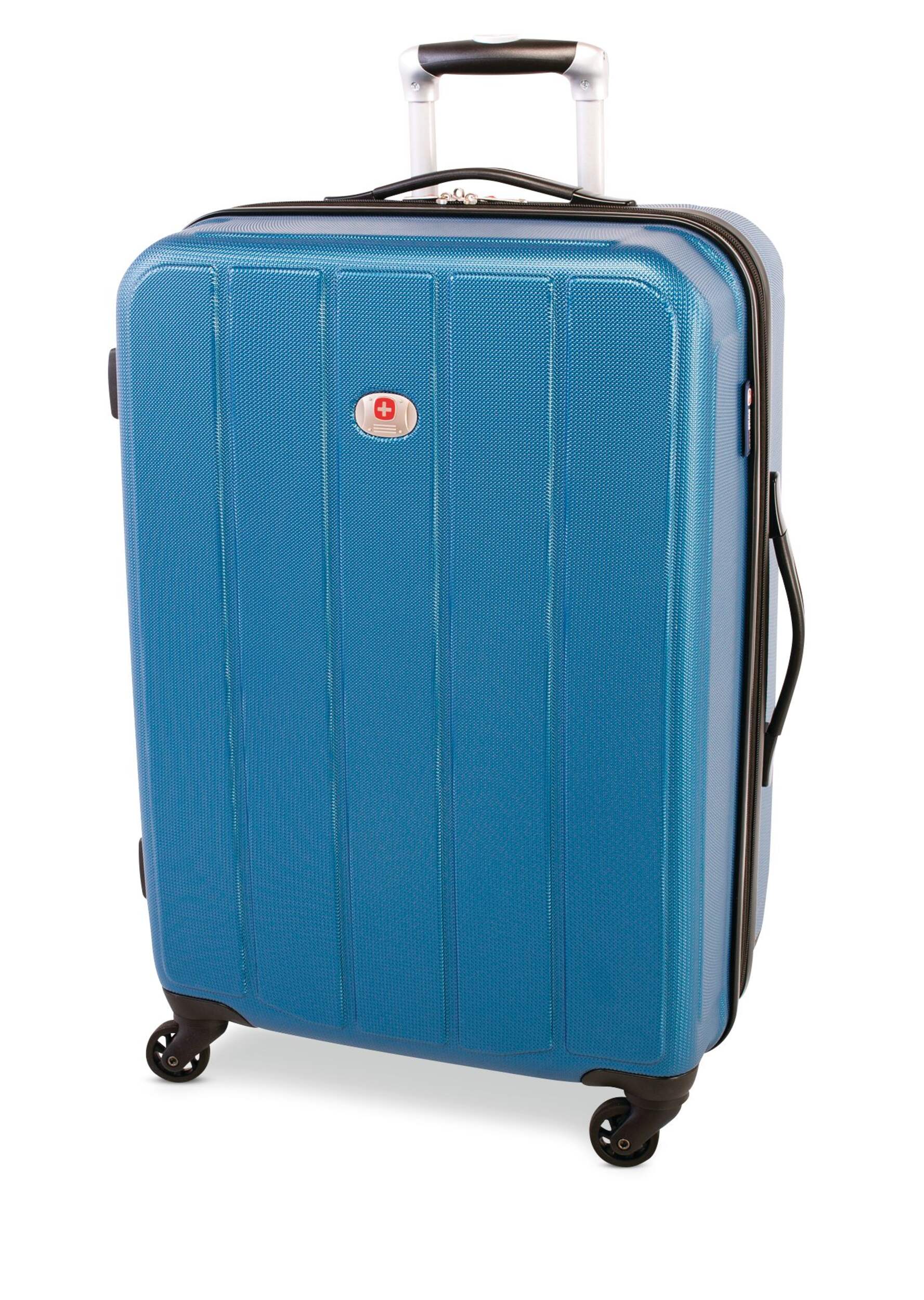 Swiss Alps Expandable Hardside Spinner Wheel Travel Luggage Suitcase, 24-in Front_Angled_Left
