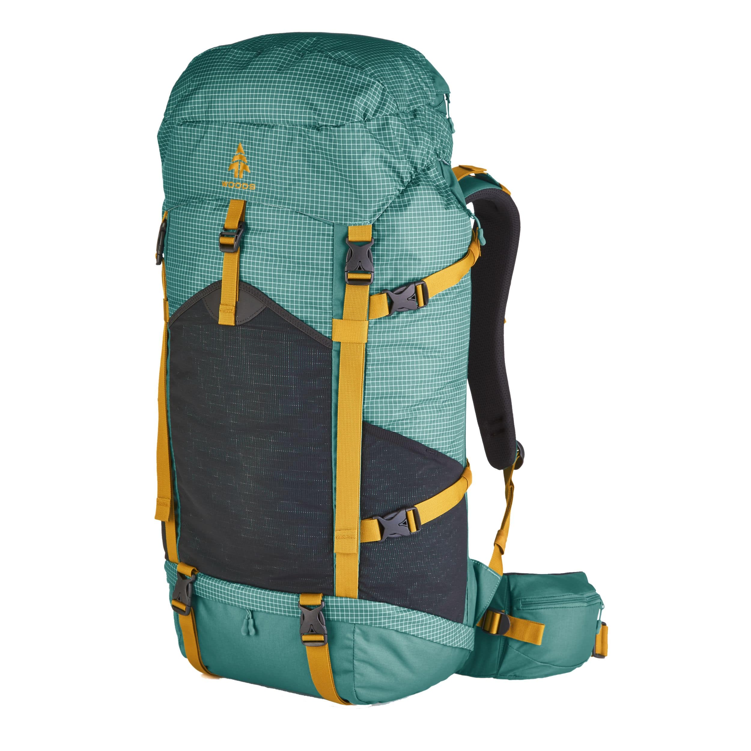 Sac à dos et sac à linge de 35 litres en olive pour les voyages sportifs le  camping la randonnée