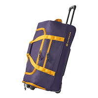 Outbound Wheeled Duffle Bag, 80 L, Blue Front_Three_Fourths_Angled_Left