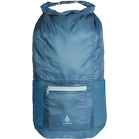Woods SCRAMBLE 21 Packable Daypack, Self-stowing Backpack for Camping/Hiking/Travel, 21-L Front_Flat