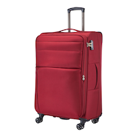 Outbound Softside Large Luggage, Wheeled,  Red Front_Three_Fourths_Angled_Left