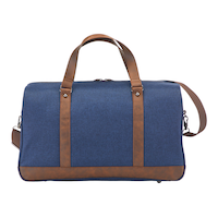 Outbound Duffle Bag, Navy/Tan Front_Flat