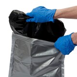 Sacs à fermeture à glissière Reliance Double Doodie Bags pour toilette de camping/toilette chimique portable, 2 l CloseUp