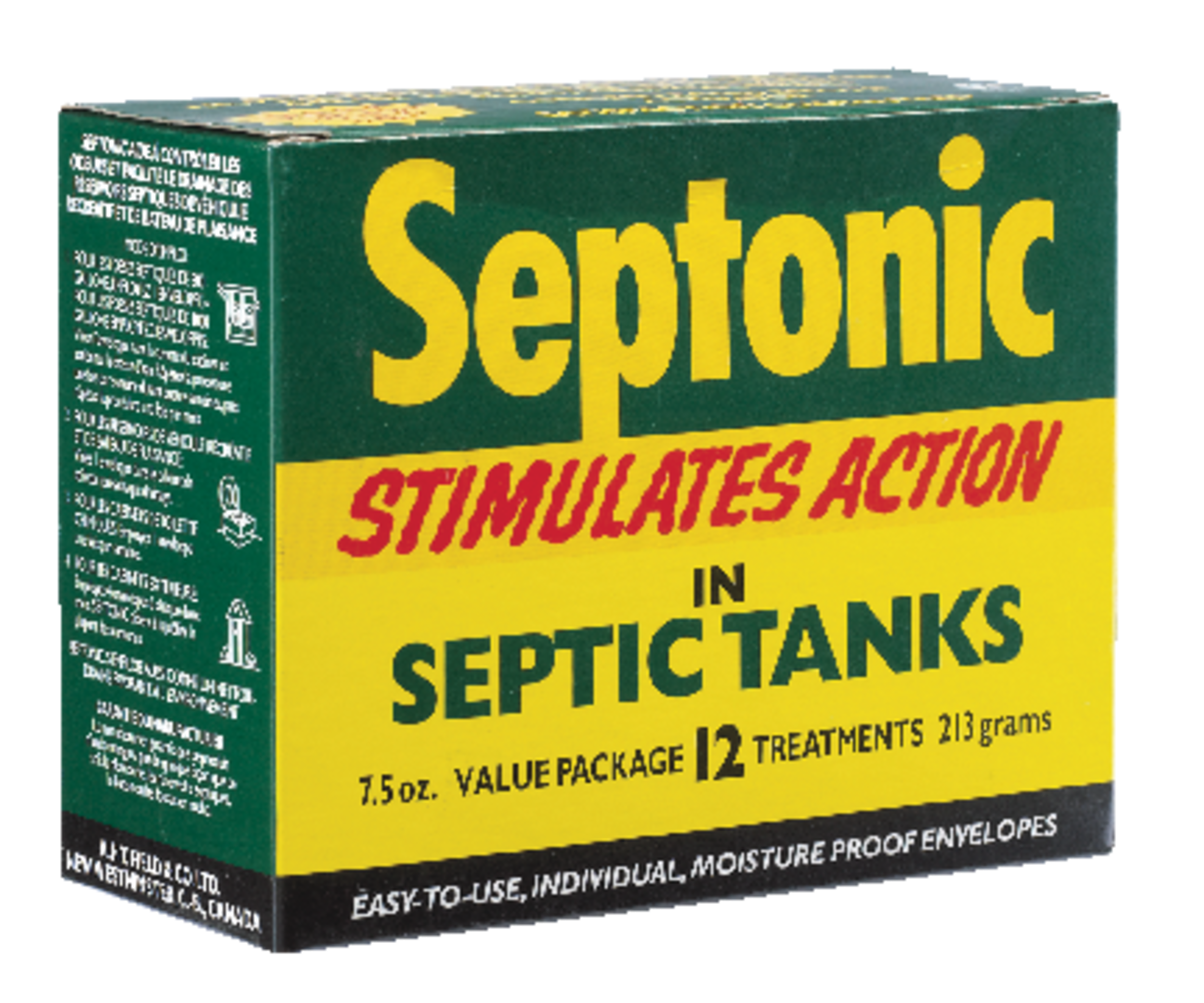 Septonic Value Pack Septic Tank Treatment & Bacterial Activation, 12-pk Front_Angled_Right