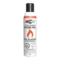 Emzone Ultra Premium Butane Gas Canister/Cartridge, Fuel For Camping Stoves, Lanterns & Heaters, 5.82-oz Front_Flat