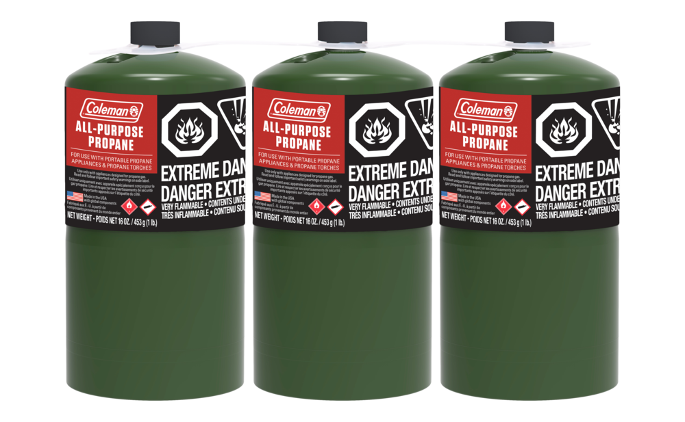 Coleman Propane Gas Cylinder/Canister, Fuel For Camping Stoves