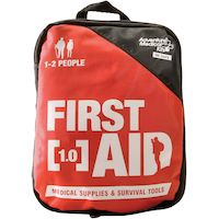 Adventure Medical Kits 1.0 First Aid Kit, Injury & Survival Supplies, 2-Person Front_Flat