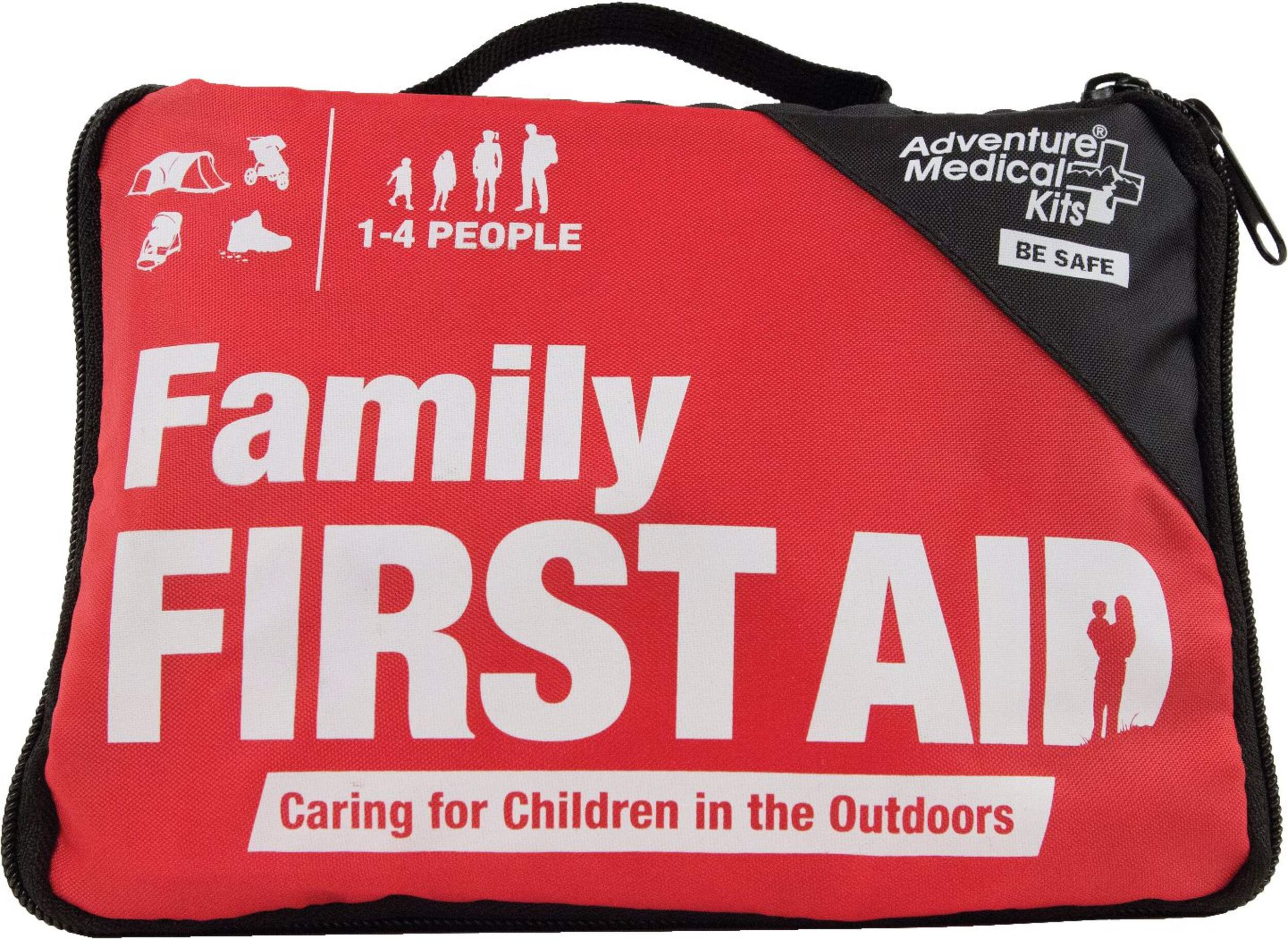 Adventure Medical Kits Family First Aid Kit, Injury & Survival Supplies, 4-Person Front_Flat