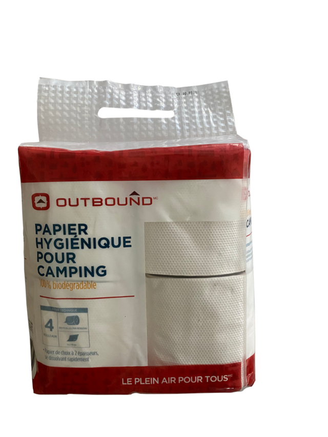 Outbound 100 Biodegradable 2Ply Rapid Dissolve Camping Toilet Tissue
