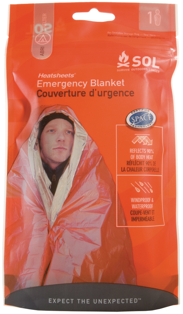 S.O.L. Survive Outdoors Longer 1Person Heatsheets Waterproof Heat