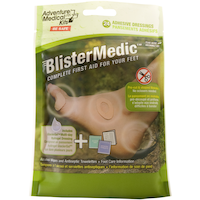 Adventure Medical Kits Blister Medic Pre-Cut Moleskin Dressings/Bandages & Antiseptic Wipes Front_Flat