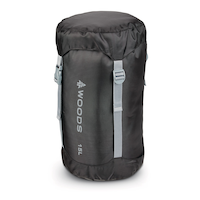 Woods Lightweight Compression Stuff Sack For Camping, Backpacking, Hiking & Travel, Medium Front_Three_Fourths_Angled_Left