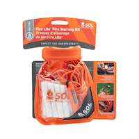 SOL Fire Lite 2-Minute Campfire Starter Kit For Outdoor Fire Pits & Camping, Starts Up To 20 Fires Front_Flat