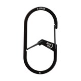 Mousqueton en G en acier inoxydable à chambre double en plastique Nite Ize, taille n<sup>o</sup> 4 Front_Flat