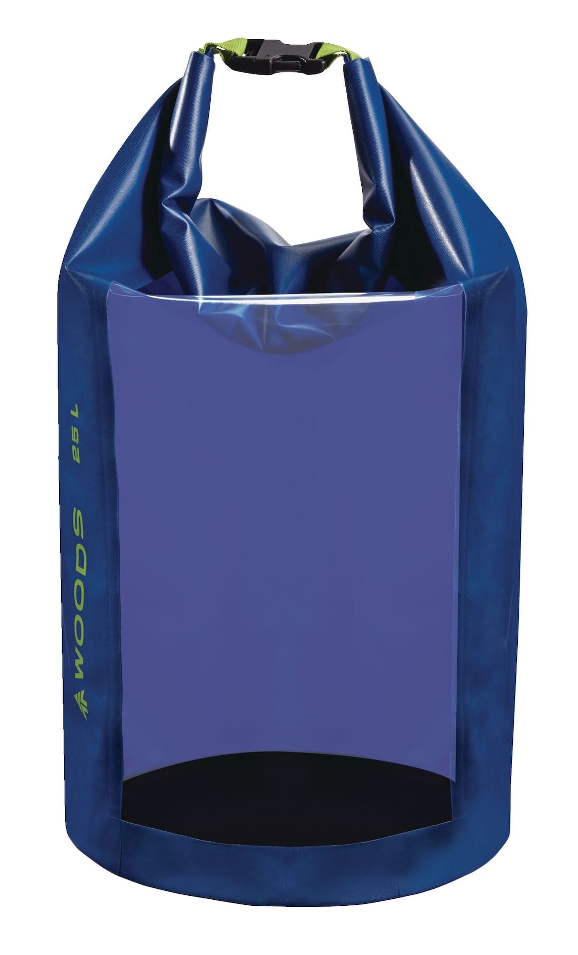 Woods Heavy Duty Waterproof Dry Bag w/ Window For Camping, Hiking & Water  Sports, 25-L, Blue