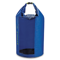 Sac étanche robuste Woods avec fenêtre, pour le camping, la randonnée et les sports nautiques, 50 l, bleu Front_Three_Fourths_Angled_Left