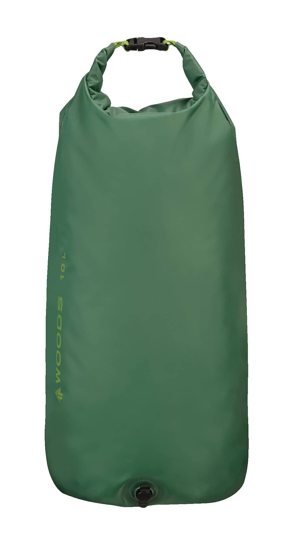 Woods Lightweight Waterproof Dry Bag w/ Valve For Camping, Hiking & Water  Sports, 10-L, Green