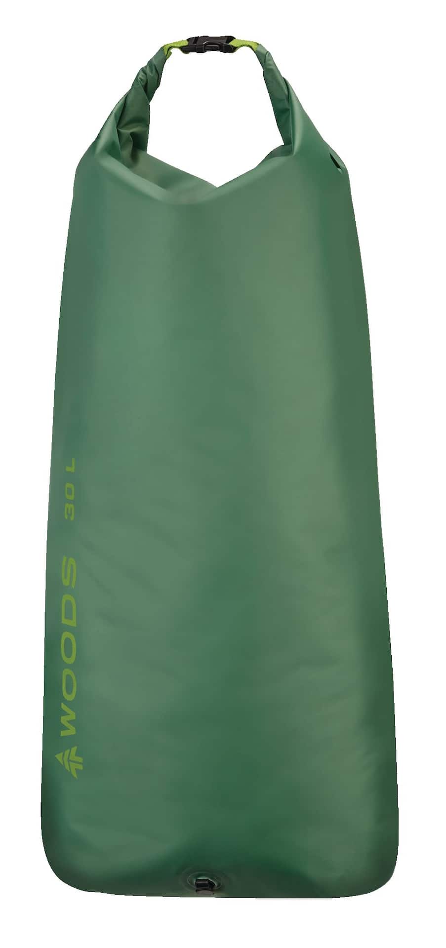 Woods Lightweight Waterproof Dry Bag w/ Valve For Camping, Hiking & Water  Sports, 30-L, Green