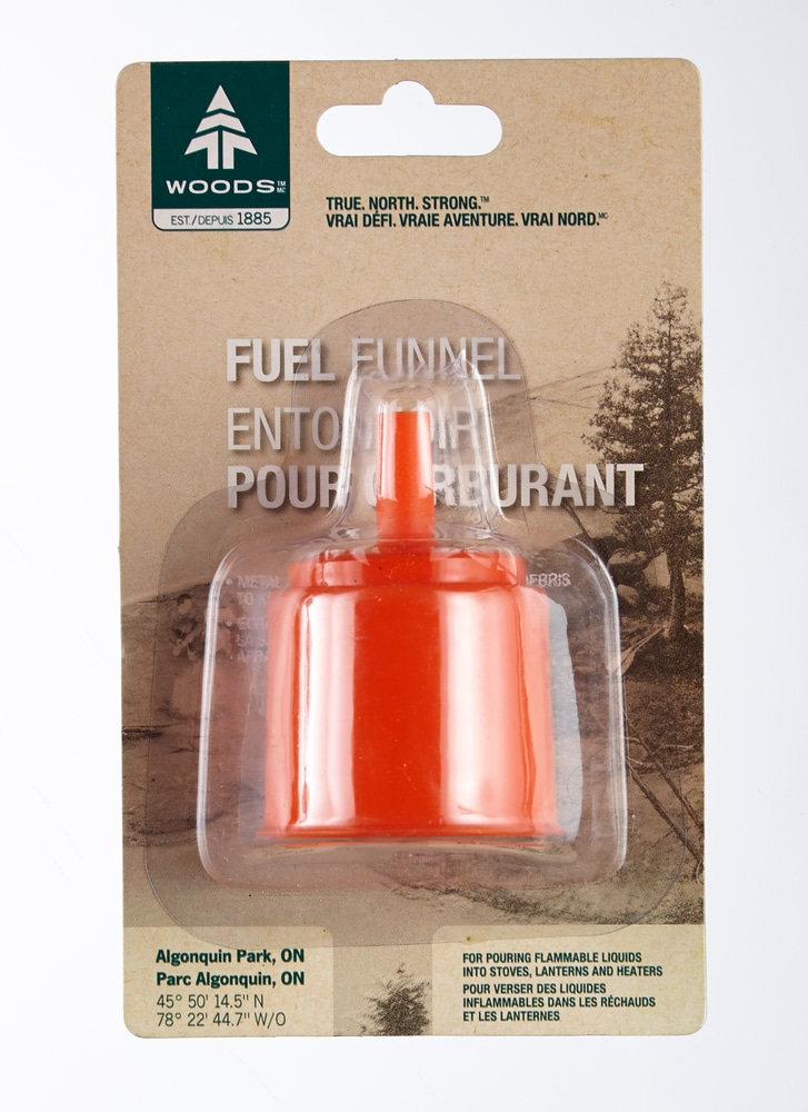 Woods Fuel Funnel w/ Filter Screen For Pouring Flammable Liquid Camping