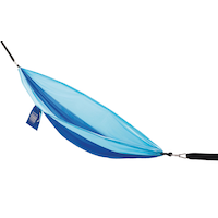 Woods™ Backpacker Single-Person Nylon Outdoor Camping Hammock with Tree Wraps & Carry Bag
