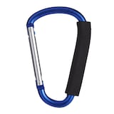 Outbound Large Heavy-Duty Aluminum Carabiner Clip For Camping, Hiking & Sports, 3-in Front_Flat