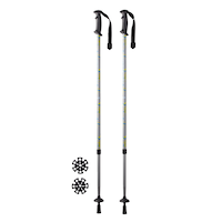 Outbound Ascend Telescopic Adjustable Aluminium Anti-Shock Trekking Poles For Hiking & Walking Front_Flat