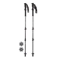 Woods Carbon Hiking Poles, Ultra-Light Collapsible Adjustable Trekking Poles For Hiking & Walking Composite_or_Mixed