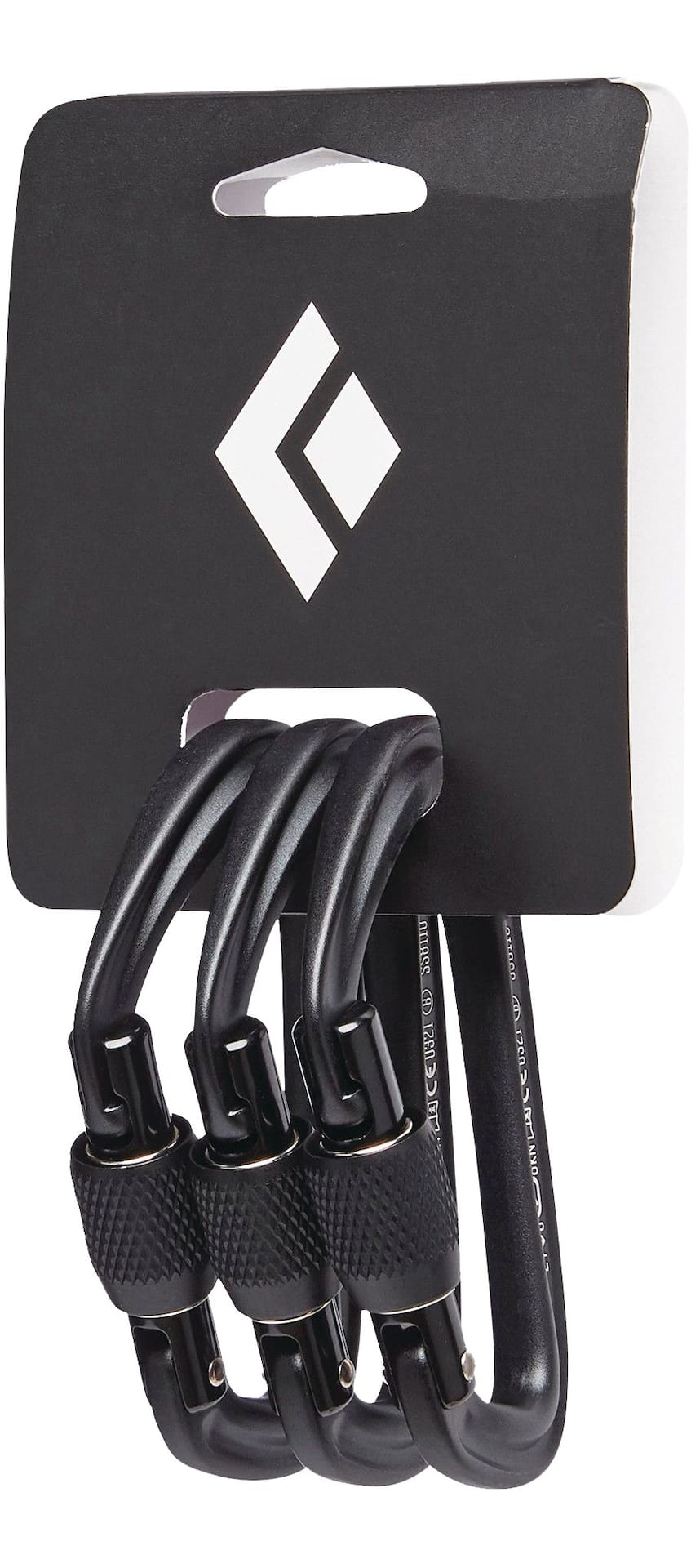 Black Diamond Hotforge Screwgate Carabiner Clips For Camping, Hiking &  Outdoor Sports, 3-pk