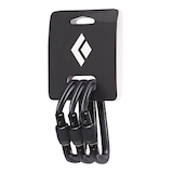 Black Diamond Hotforge Screwgate Carabiner Clips For Camping, Hiking & Outdoor Sports, 3-pk Front_Angled_Left